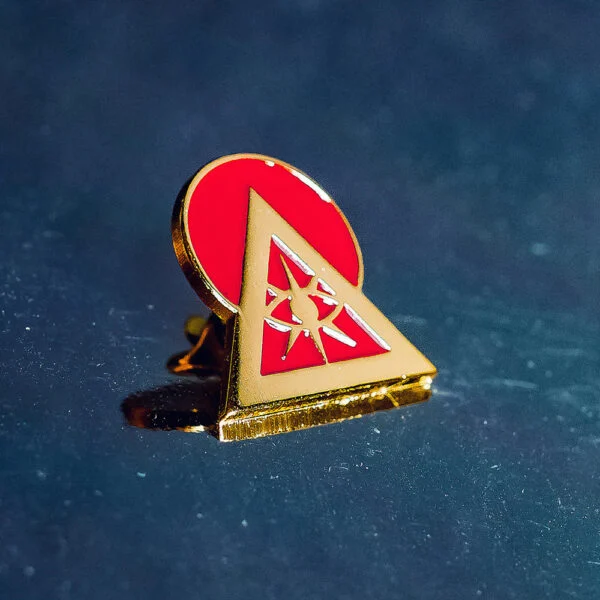 Gold Illuminati Insignia Pin - Image 3