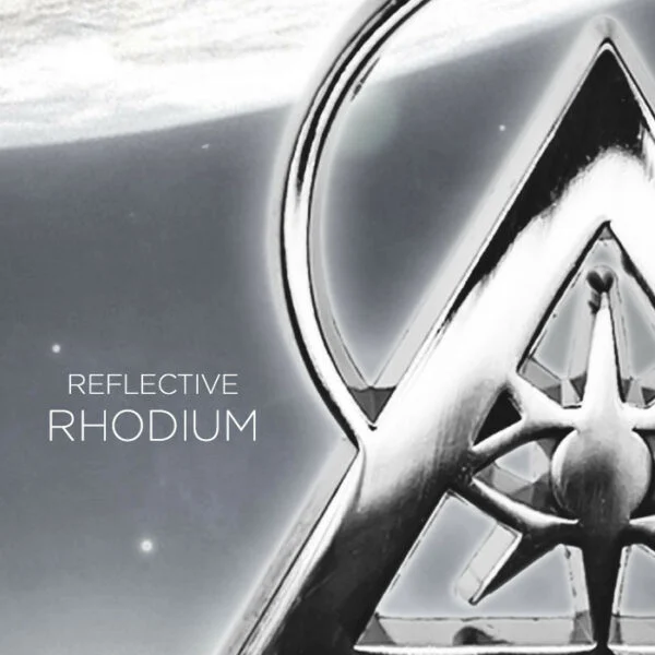 Silver Rhodium Illuminati Talisman - Image 3