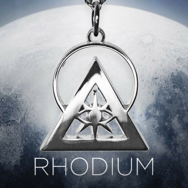 Silver Rhodium Illuminati Talisman - Image 4
